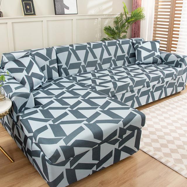 Sectional Sofa Covers Stretch Couch Slipcovers For L Shape Sectional Couch Chaise Sofa Furniture Protector Covers