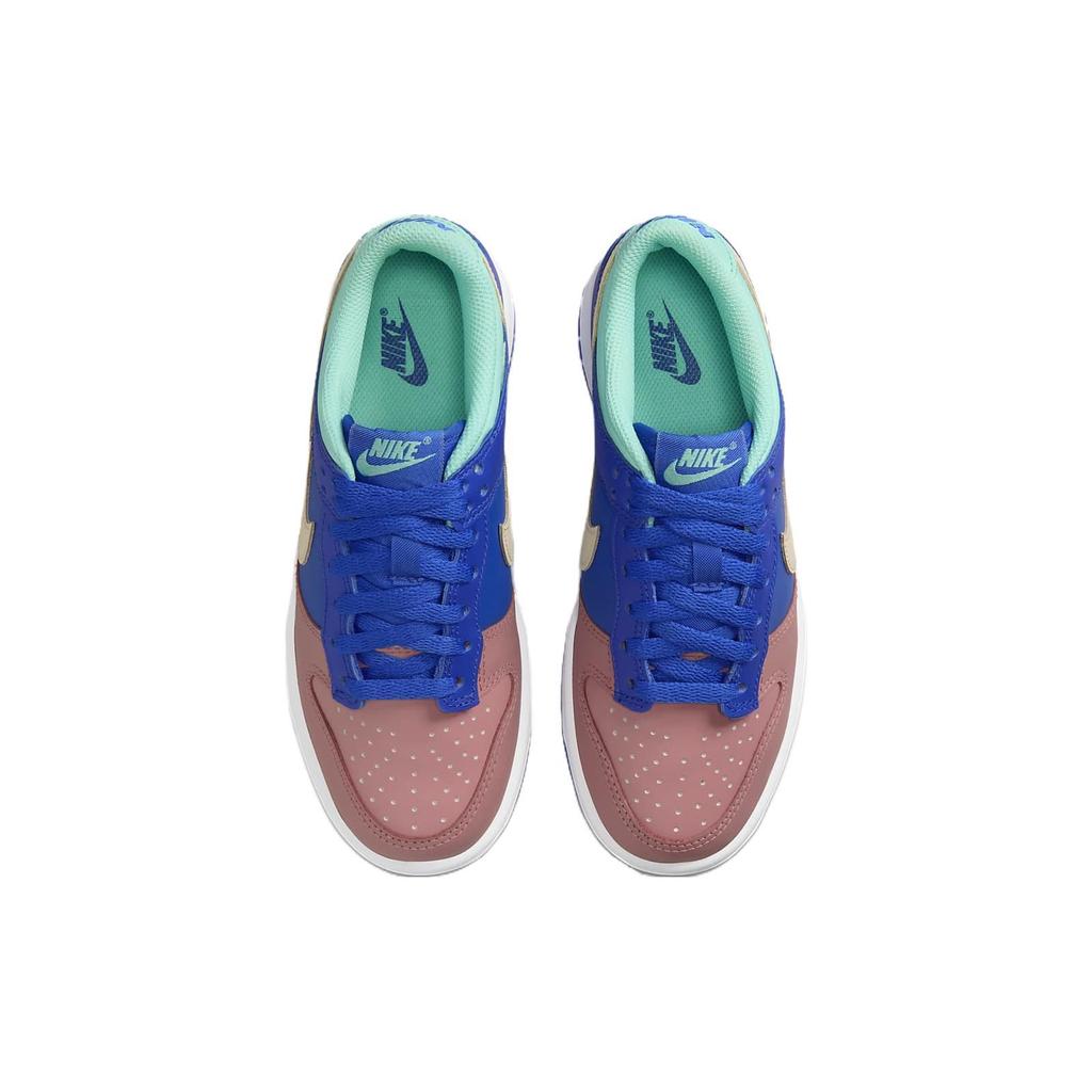 Nike Детские кроссовки Dunk Low SE GS Salmon Toe синие Game-Royal Sail DZ2873-400