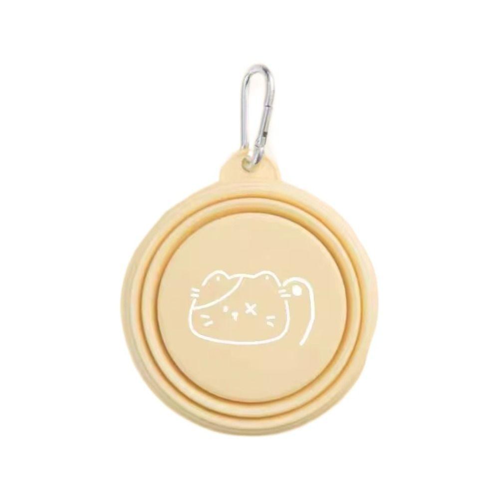 350 мл Контейнер для воды и корма для щенков Складная миска-кормушка Многоцелевые товары для домашних животных Собака