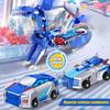 Игрушка-машинка Единорог 2 в 1 Креативная машинка превращается в игрушку-робота-единорога Инерционная скользящая модель гоночного автомобиля Ударопрочная деформируемая