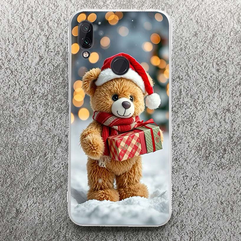 Животный Коричневый Милый Медведь Чехол для Xiaomi Redmi 14C 13C 12C 13 12 Оболочка Телефона 10C 10A 10 9A 9C 9T 9 8A 8 7A 7 6A 6 Pro 12 12C 10 10