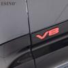 Car Styling 3D V8 ABS Adhesive Emblem Trunk Badge Fender Sticker Body for Defender 90 110 5.0T V8