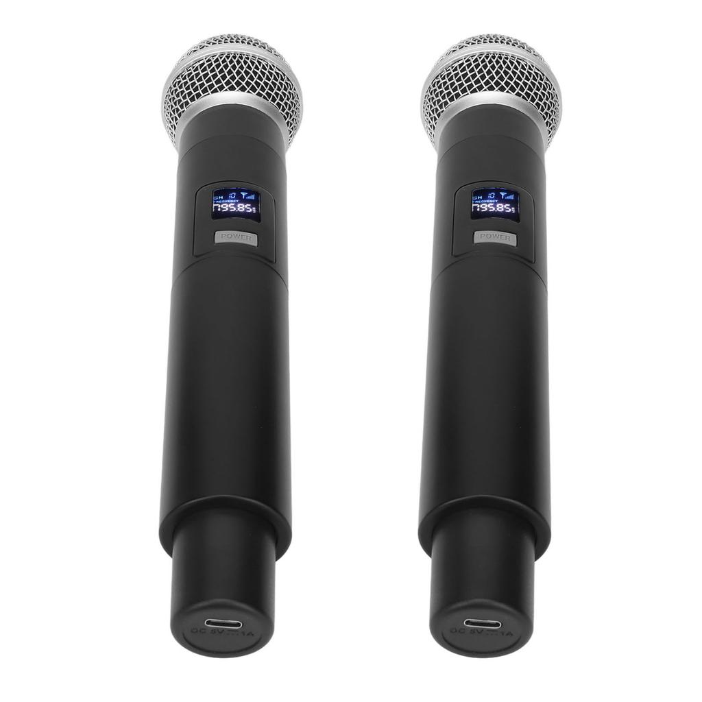 Беспроводная микрофонная система Professional 1 из 2 ручных беспроводных динамических микрофонов для пения