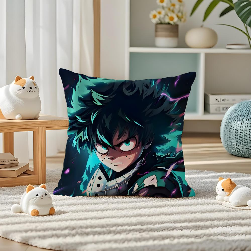 Моя геройская академия Изуку Мидория Наволочка Шелковистая Элегантный Комфорт Диван-кровать Невидимая Молния