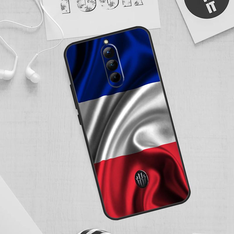 France National Flag Case For ZTE Nubia Red Magic 11 10 9 8 8S 9S 10S Pro Plus 6 7 6S 7S For RedMagic 10 Air Cover