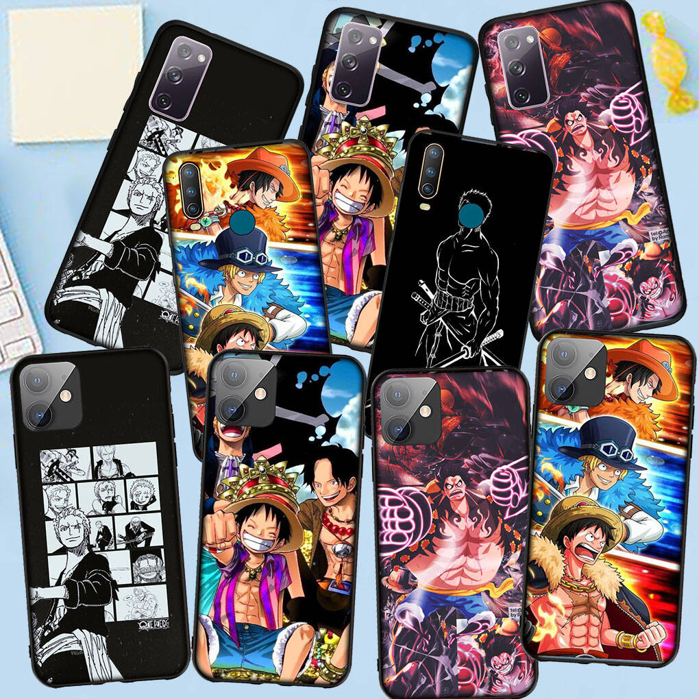 Phone Case for iPhone 17 15 16 Plus Redmi Note 14 12 11 13 Pro Max Huawei P30 P20 Lite OPPO A60 A40 A80 A18 A16 A54 Roronoa Zoro Luffy One Piece Cover
