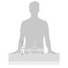 Towa Sangyo Laundry Hanger, Lateria, Small Item Drying Hanger, 24 Pinch, White, Latte, and Muted Colors, Cute, Interchangeable Clothespins, Suitable f