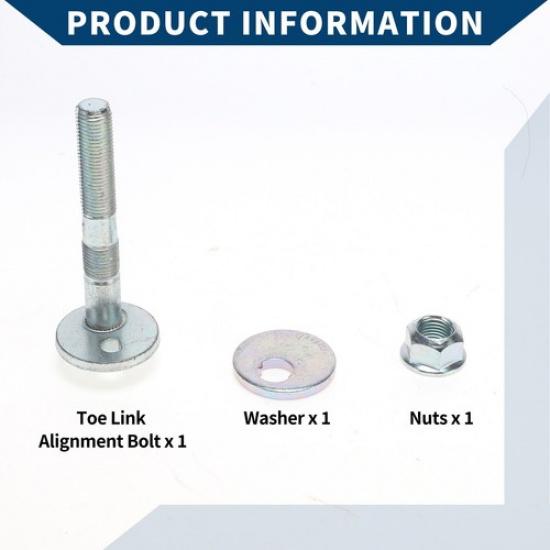 Pack of 1 For Toyota Highlander Camber Alignment Bolt with Gasket Nut 4840948030