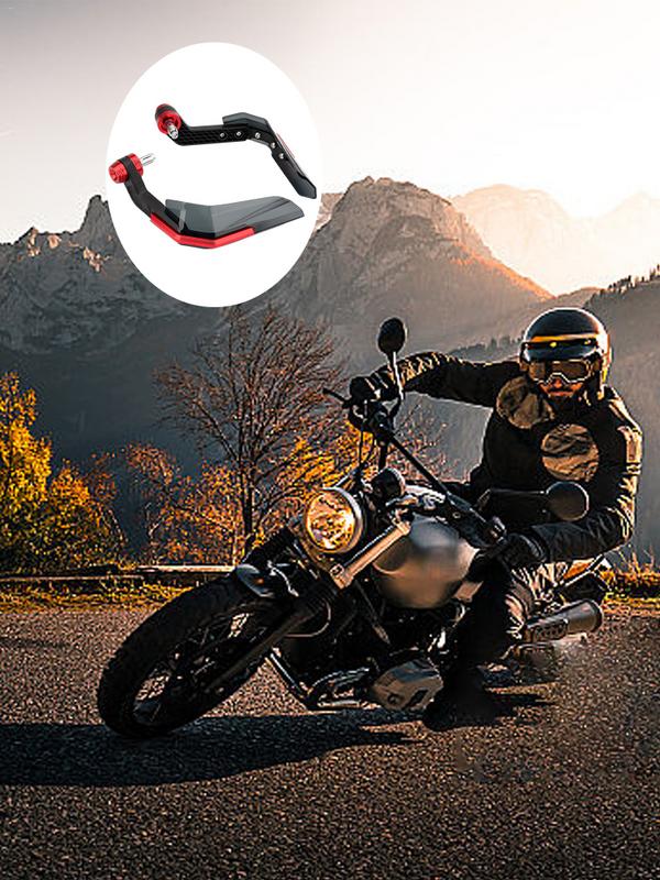 Motorcycle Hand Grip Covers Universal Motorcycle Handguards Aluminum Alloy Hand Guards Brush Bar Wind Protective for Motorbike