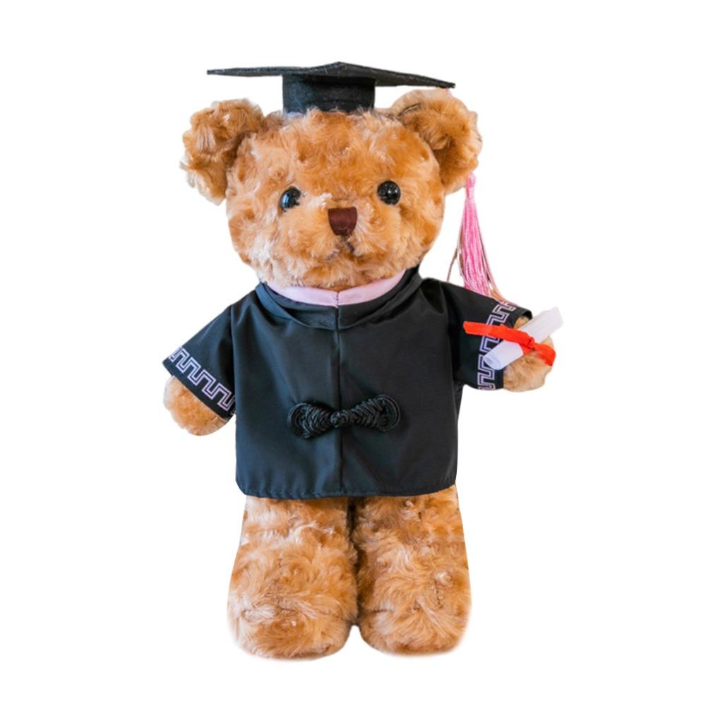 30cm Cute Stuffed Animal Doll Soft Graduation Gift Creative Doctor Bear Plush Toy Graduation