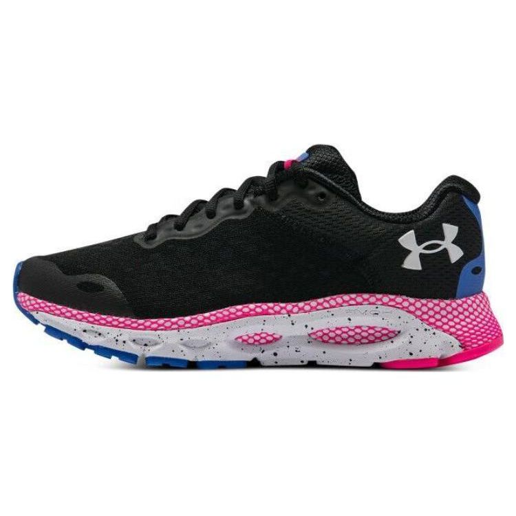 Under Armour Infinite 3 Comfortable Shock Absorbing Durable Low Top Running Shoes Women Sneaker Black Red 3025217-003