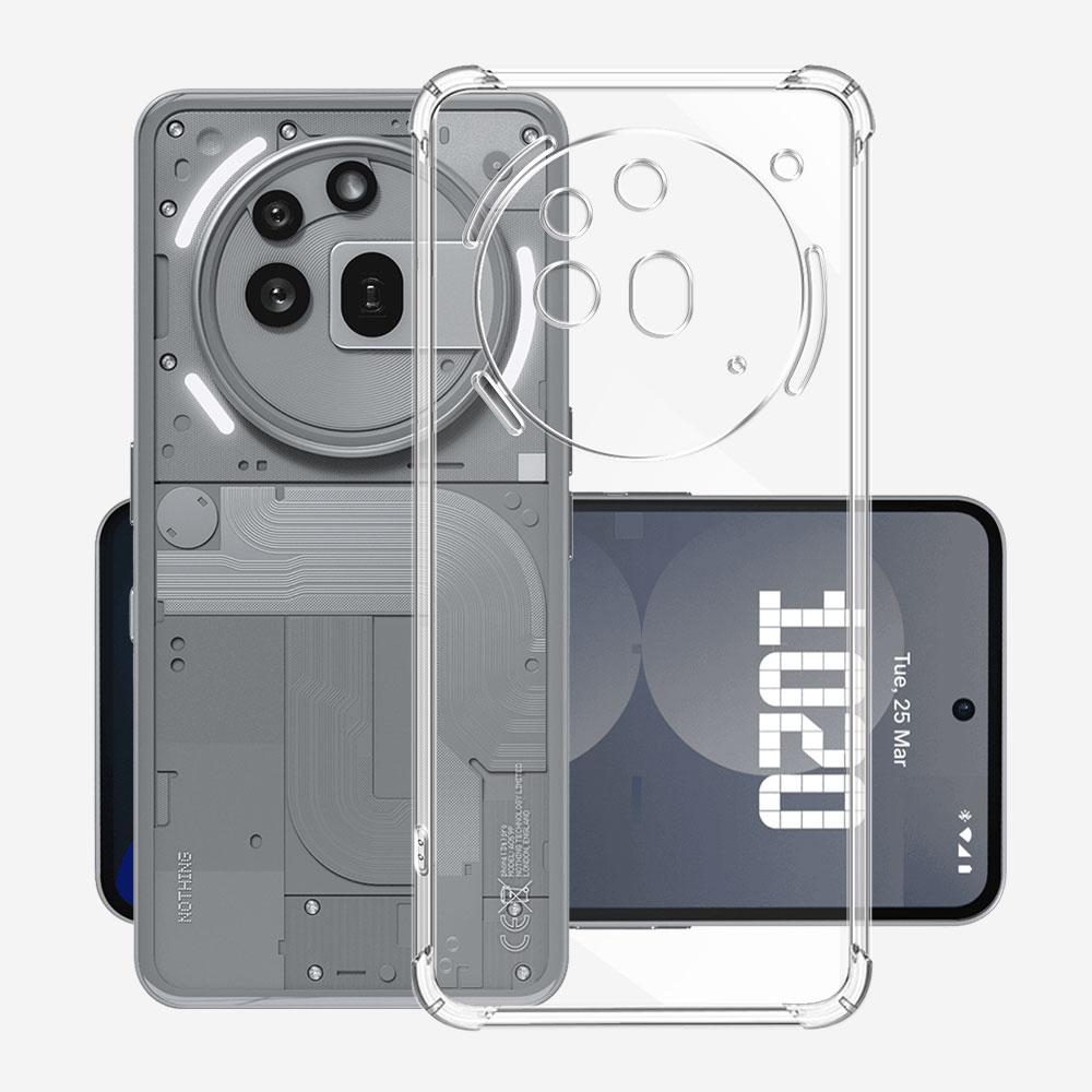 Чехол для телефона Nothing Phone 3A Pro, силиконовый мягкий прозрачный чехол для телефона Nothing Phone3A 3APro Funda, прозрачный противоударный чехол с подушкой безопасности