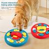 Rotating Slow Feeder Dog Toy - Chew-Resistant Training Bowl
