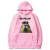 Funny Ok I Pull Up Capybara Print Hoodie Men's Fashion Casual Oversized Hooded Sweatshirts Gothic Pullovers Clothes for Teens