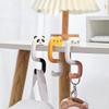 Cute Animal Hook Travel Hanging Decorative Table Purse Bag Hooks Wall Hanger Holder Portable Handbag Hanger Plastic Bag