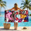 Horror Clown Circus Fashion Beach Towel: Ideal for Summer Adventures Soft, absorbent and quick drying suitable for swimming and bathing