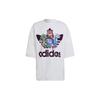 Adidas Originals Cartoon Print Loose Crew Neck Short Sleeve T-Shirt Men Tops White HB2964