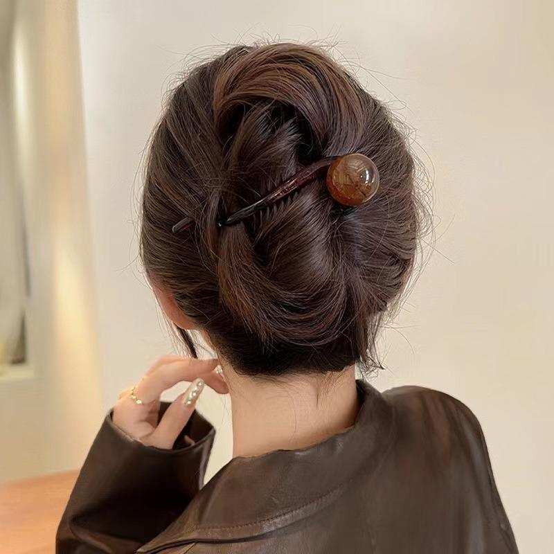 Ретро S-образные заколки для волос с хвостиком, новая мода, разноцветные витые полые заколки в форме акулы, головной убор, аксессуары для волос, подарок