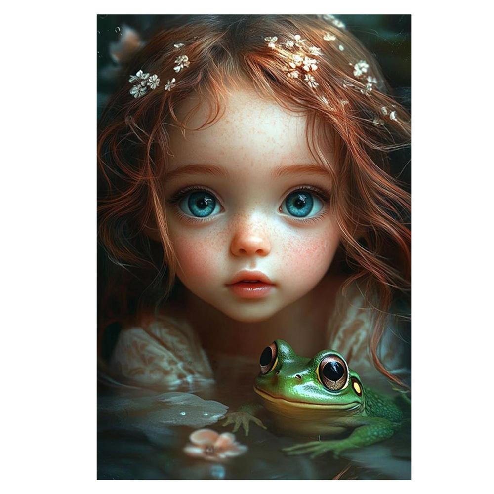5D Алмазная Живопись Девочка Сова Лягушка Кошка Бабочка Картина Полная Алмазная Мозаика Эльф Вышивка Крестом Наборы Искусство Домашнее Украшение