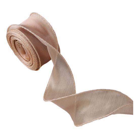 10 Yards Organza Ribbon Satin Solid Color Ribbon Roll DIY Craft Ribbon for Gift Wrapping Wedding Bouquets Wreath