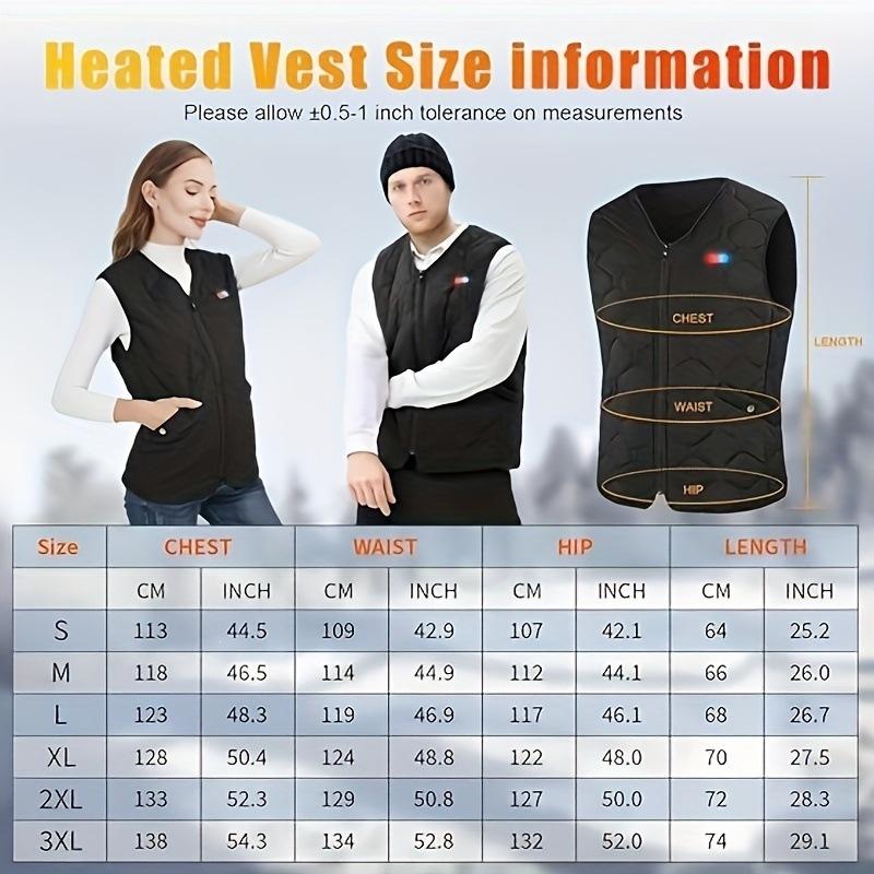 U 96121 Usb Heated Vest Men Smart Thermostatic Vest