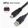 USB-кабель данных к Mini 8P для цифровой камеры, телефона, 5-жильный провод для Nikon, Olympus, Sony, Casio, Sanyo, Fuji, Panasonic, шнур данных