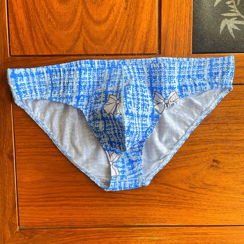 Мужское дышащее сексуальное нижнее белье-треугольники из чистого хлопка, удобное нижнее белье с низкой посадкой