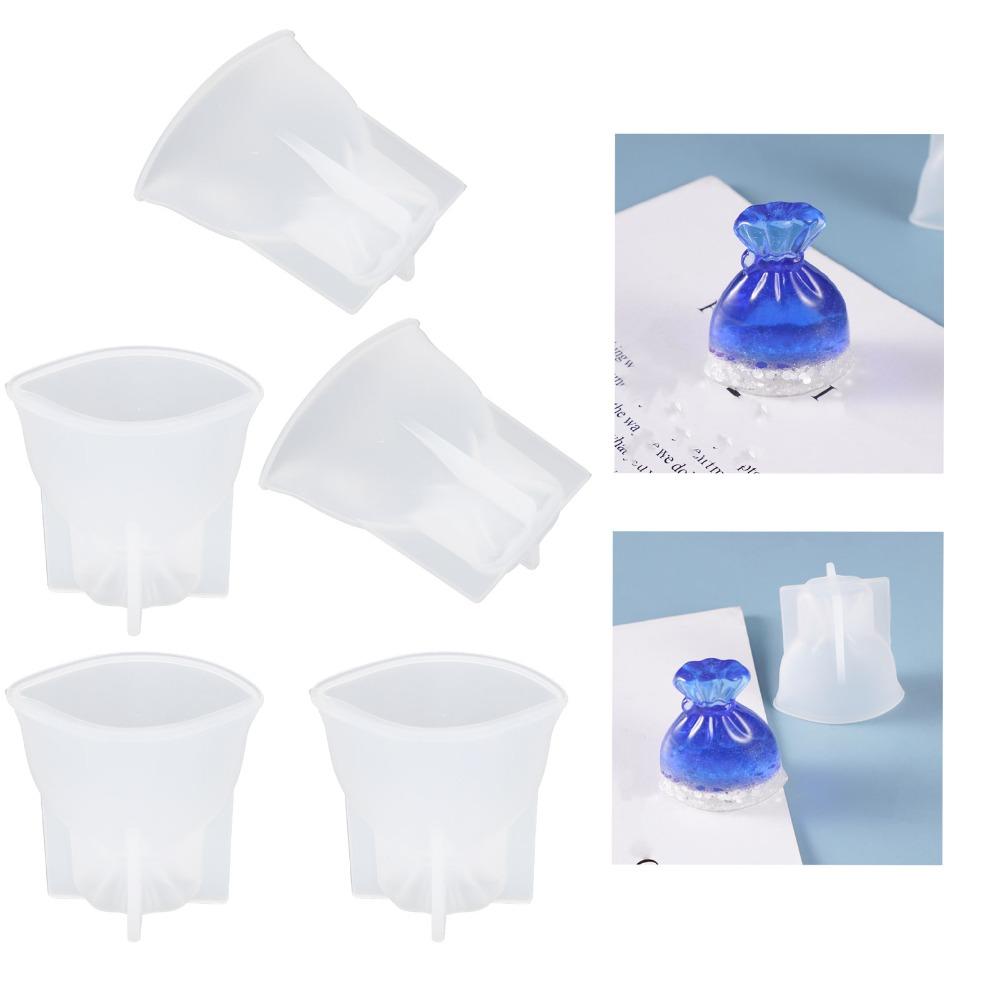 5pcs 3D Mini Bag Mould Silicone DIY Craft Mould Resin Jewelry DIY Drop Mould Jewelry Making