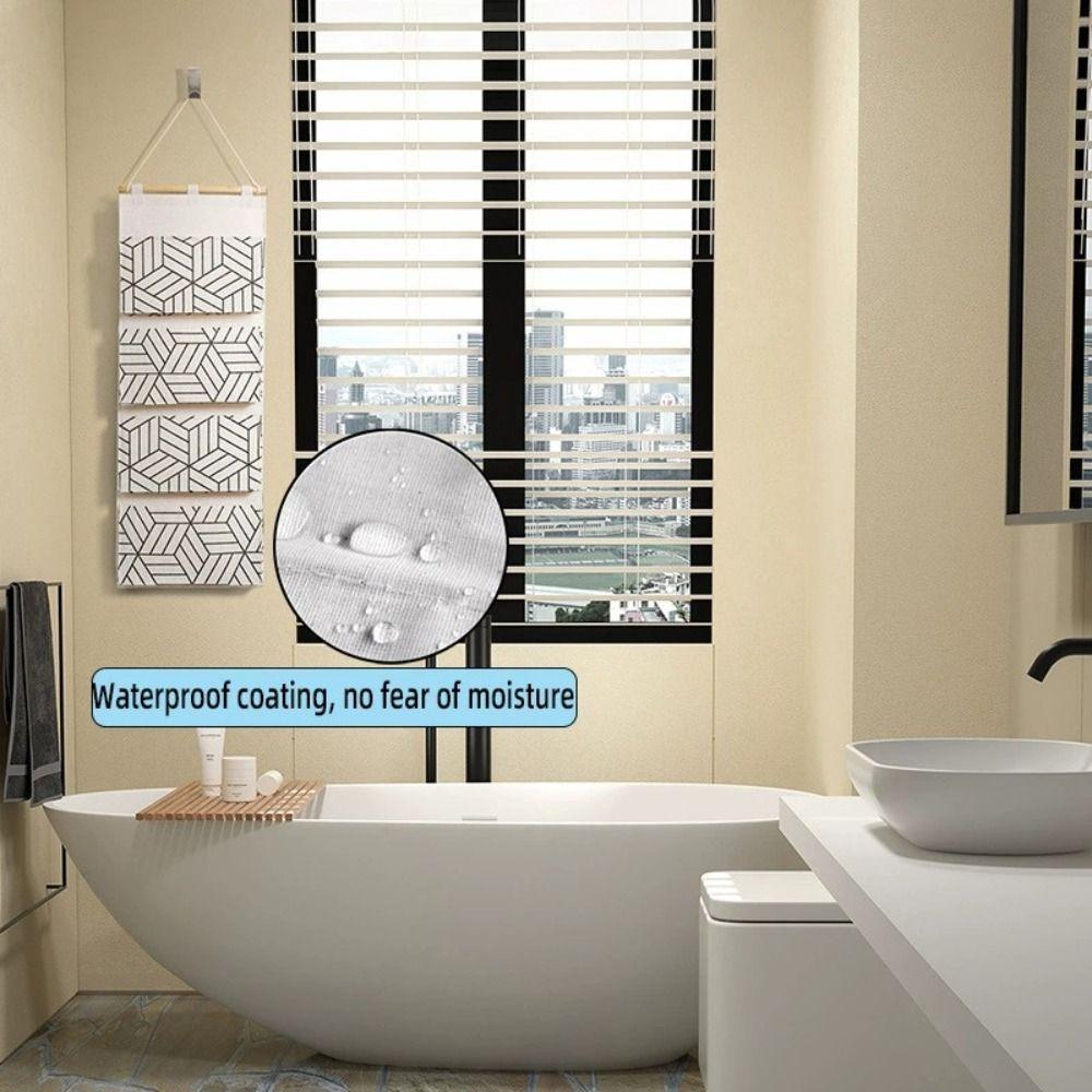 Waterproof Storage Bag Wall Mounted Bedside Organizer Portable Sundries Storage Pouches Home