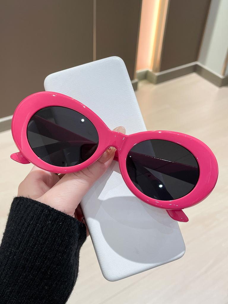 Stylish Women'S Small Frame Oval Sunglasses Latest Cool Multi Color Design Glasses Classic Style Designer Shades Uv400 Protection Eye Wear