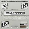 3D ABS eDrive Emblem Badge Car Decal Zinc Alloy Sticker For BMW EV Hybrid i3 i8 330e 530e X5 Trunk Fender Auto Accessories pi2