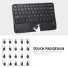 Беспроводная клавиатура BT 3.0, 59 клавиш, сверхтонкая мини-клавиатура BT с сенсорной панелью, поддержка Android Windows