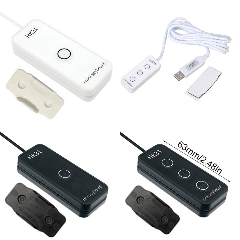 1 Клавиша/3 Клавиши Клавиатура с Дизайном Брайля USB Макропрограммируемая Клавиша USB Подключение Клавиатура для Работы и Игр