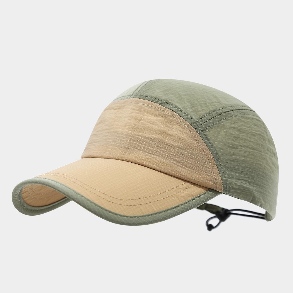 Versatile Quick-Drying Running Hat UPF50+ Adjustable 5 Panel Hat Soft Top Breathable Duckbill Cap Unisex