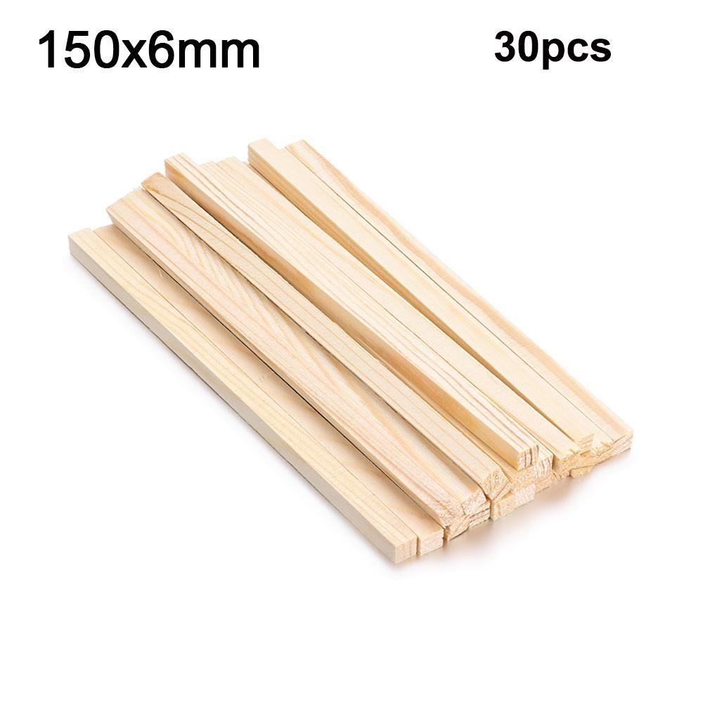 Kids Children Building Model Square Wooden Rods Educational Toys Counting Stick Wooden Diy Craft