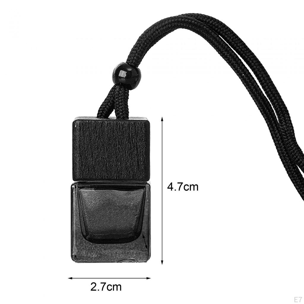 3 Pieces Car Diffuser Bottles Empty 8ml Auto Pendants Office Home Decor Interior Accessories