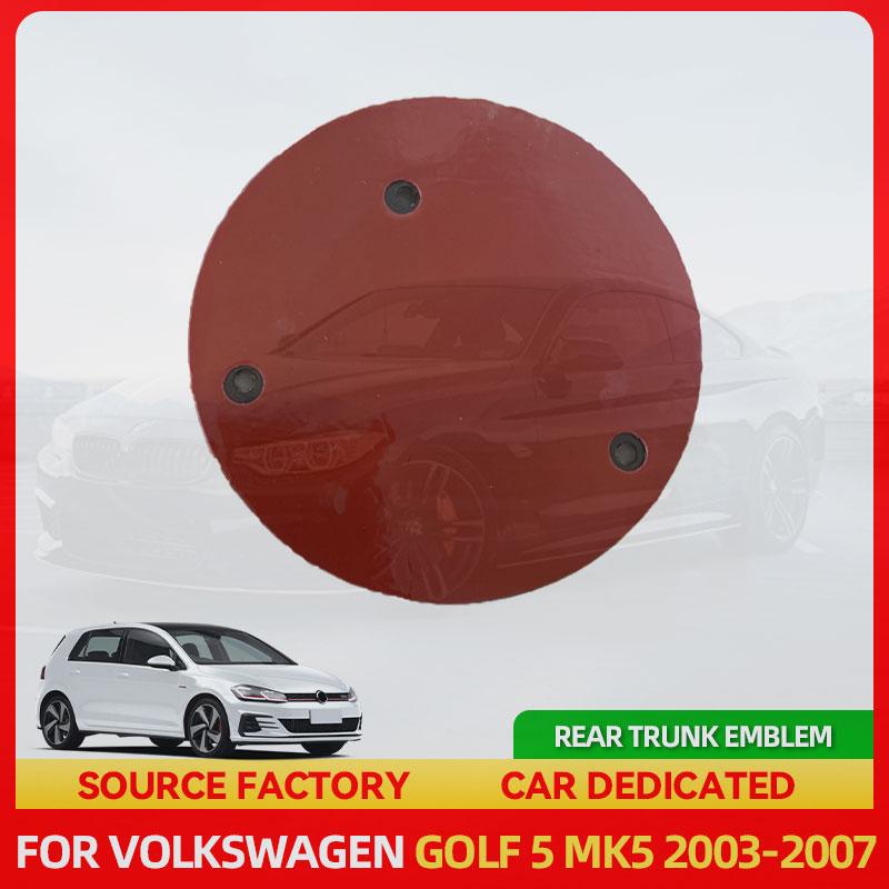 BQR1 For VW VOLKSWAGEN 2026 Hot 2pcs ABS Replacement 127mm 110mm Car Front Grille Badge Rear Trunk Boot Emblem Lid For Golf 5 Golf5 M ai2