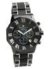 Watch Chronograph Water Resistant To 10 ATM Business Formal Italian Brand Limited Model SM15104 X [Salvatore Mara] Men's (Black Blue) [Item]