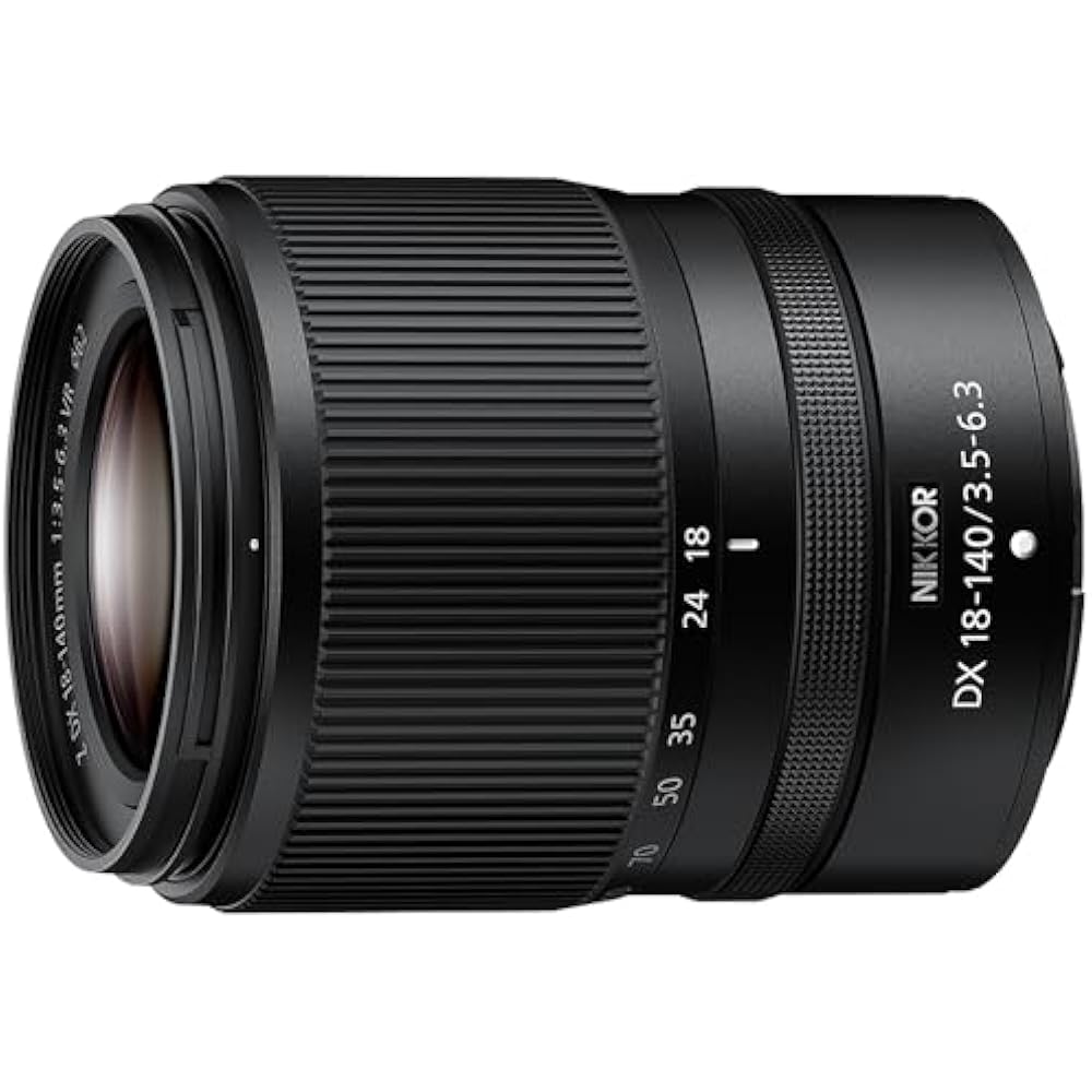 Nikon High Magnification Zoom Lens NIKKOR Z DX 18-140mm f/3.5-6.3 VR Z Mount Nikon NZDX18-140 Black