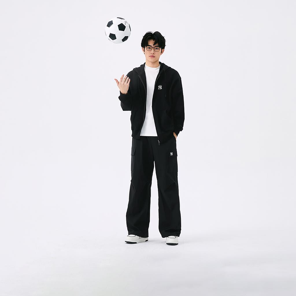 New MLB New York Yankees Basic Collection SS25 Sweatshirt Unisex Black 3ATRB0151-50BKS