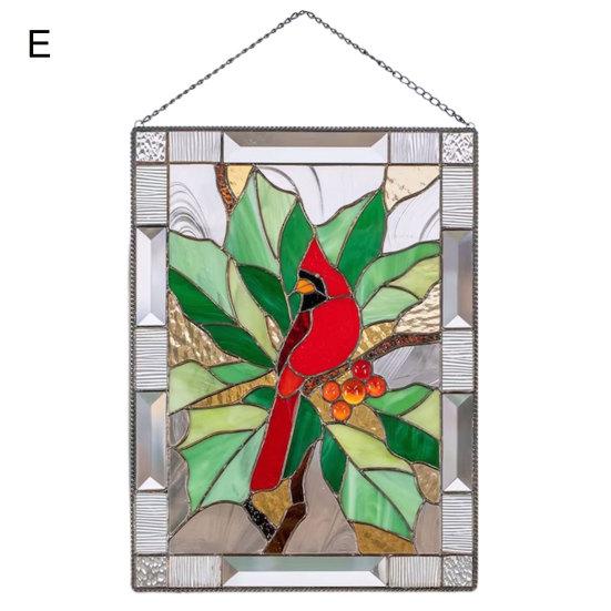 Yousheng Bird Настенная художественная подвеска для украшения дома широко использует витражные акриловые оконные завесы Товары для дома