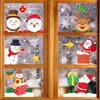 Christmas Window Stickers Santa Claus Merry Christmas Decorations for Home Christmas Ornament Navidad Xmas Gifts New Year 2024
