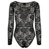 Urban Classics Womens/Ladies Lace Long-Sleeved Bodysuit
