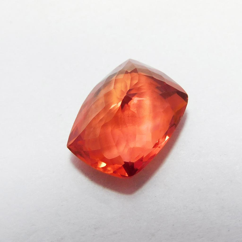 Certified Natural Padparadscha Sapphire 7.90 Ct Cushion Fabulous Loose Gemstone