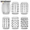 WAKEWAY 6 шт./7 шт. кольцо на пенис с увеличенным рукавом, замок для спермы, секс-игрушки для мужчин, кольцо для задержки эякуляции, интимные товары для взрослых