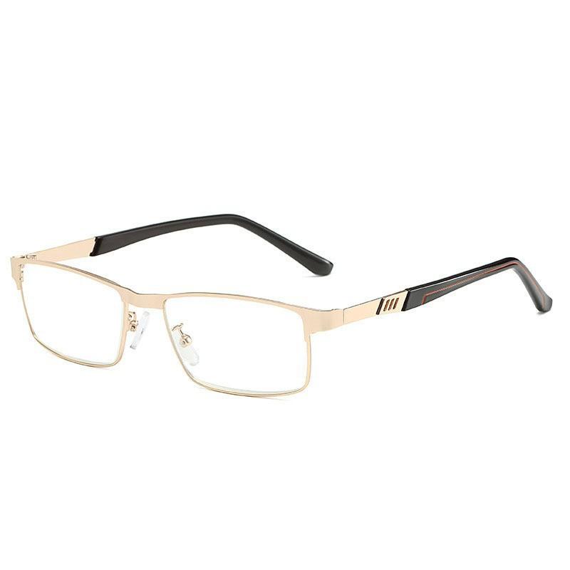 Stainless Steel Men Business Reading Glasses for Reader Mens Presbyopia Optical Eyeglasses +1.0 1.5 2.0 2.5 3.0 3.5 4.0