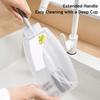 Щетка для чистки с выдвижной ручкой, регулируемой длиной, для машин для соевого молока, щетка из губки высокой плотности, многофункциональная щетка для чашек