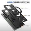 Magnetic Finger Ring Stand Phone Case for Samsung Galaxy S25 Ultra S24 FE S23 Plus A55 A35 A15 A54 A14 A34 A05S Cover