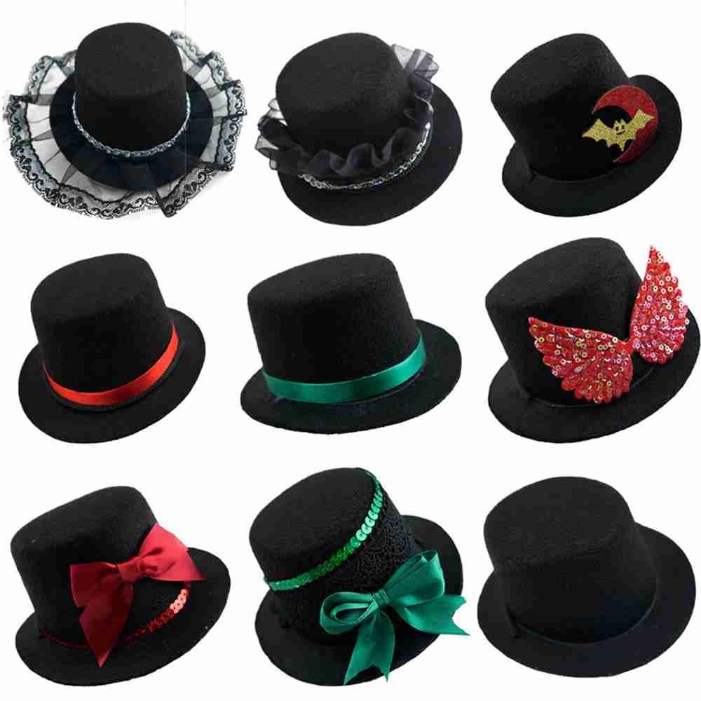 Pet Accessories Dog Costume Top Hat Party Cosplay Dogs Caps Headwear Pet Gentleman Hats Cowboy Hat