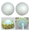 2 Pieces Craft Foam Balls Christmas Pendant Supplies White for Household School Project